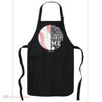 Baseball I Can Do All Thing Through Christ Who Strengthens Me Apron thumb 0