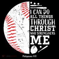 Baseball I Can Do All Thing Through Christ Who Strengthens Me Coffee Mug thumb 5