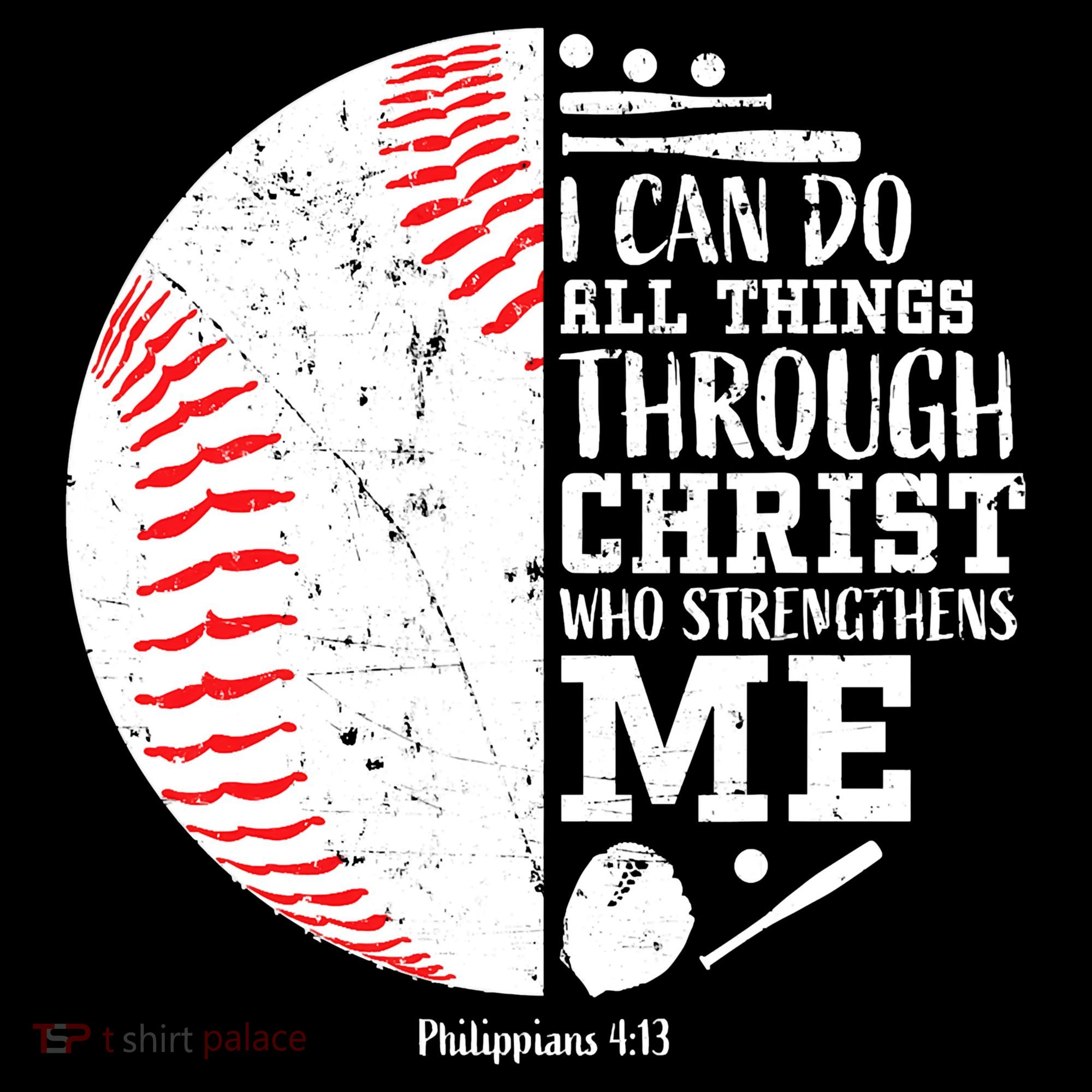 Baseball I Can Do All Thing Through Christ Who Strengthens Me Coffee Mug
