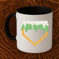 Baseball Ice Cream Dripping Baseball Home Plate Drip Coffee Mug thumb 2