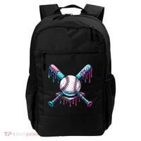 Baseball Ice Cream Drip Baseball Backpack thumb 0