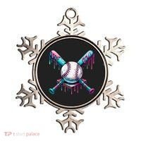 Baseball Ice Cream Drip Baseball Ornament thumb 0