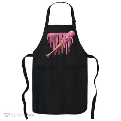 Baseball Ice Cream Baseball Bat With Sprinkles Drip Apron