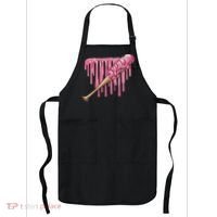 Baseball Ice Cream Baseball Bat With Sprinkles Drip Apron thumb 0