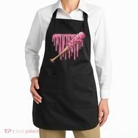 Baseball Ice Cream Baseball Bat With Sprinkles Drip Apron thumb 2