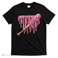 Baseball Ice Cream Baseball Bat With Sprinkles Drip T-Shirt thumb 0