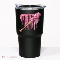 Baseball Ice Cream Baseball Bat With Sprinkles Drip Tumbler thumb 0