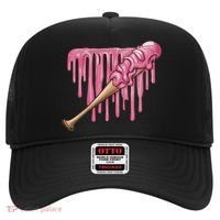 Baseball Ice Cream Baseball Bat With Sprinkles Drip Hat thumb 0