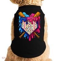 Baseball Ice Cream Sprinkles Team Drip Doggie Tank thumb 0
