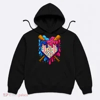 Baseball Ice Cream Sprinkles Team Drip Hoodie thumb 0