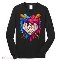 Baseball Ice Cream Sprinkles Team Drip Long Sleeve Shirt thumb 0