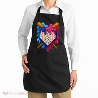 Baseball Ice Cream Sprinkles Team Drip Apron thumb 2