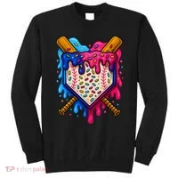 Baseball Ice Cream Sprinkles Team Drip Sweatshirt thumb 0