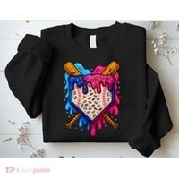 Baseball Ice Cream Sprinkles Team Drip Sweatshirt thumb 2