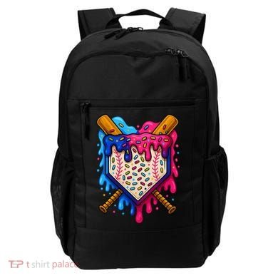 Baseball Ice Cream Sprinkles Team Drip Backpack