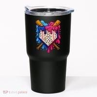 Baseball Ice Cream Sprinkles Team Drip Tumbler thumb 0
