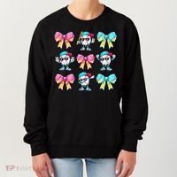Baseball Ice Cream Drip Coquette Women's Sweatshirt thumb 0