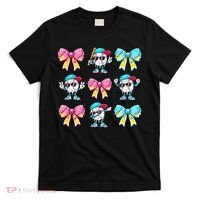 Baseball Ice Cream Drip Coquette T-Shirt thumb 0