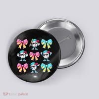 Baseball Ice Cream Drip Coquette Button thumb 0