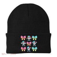 Baseball Ice Cream Drip Coquette Beanie thumb 0