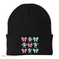 Baseball Ice Cream Drip Coquette Beanie thumb 0