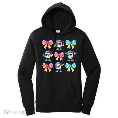 Baseball Ice Cream Drip Coquette Women's Hoodie