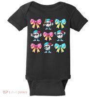 Baseball Ice Cream Drip Coquette Baby Bodysuit thumb 0