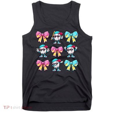 Baseball Ice Cream Drip Coquette Tank Top