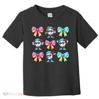 Baseball Ice Cream Drip Coquette Toddler T-Shirt thumb 0