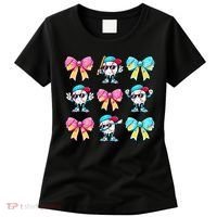 Baseball Ice Cream Drip Coquette Women's T-Shirt thumb 0