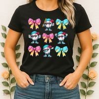 Baseball Ice Cream Drip Coquette Women's T-Shirt thumb 2