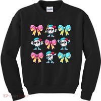 Baseball Ice Cream Drip Coquette Kids Sweatshirt thumb 0