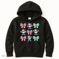 Baseball Ice Cream Drip Coquette Kids Hoodie thumb 0