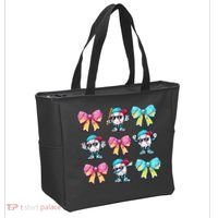 Baseball Ice Cream Drip Coquette Tote Bag thumb 2