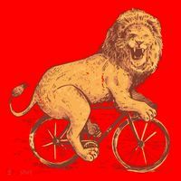 Bicycle Lion Santa Hat thumb 1