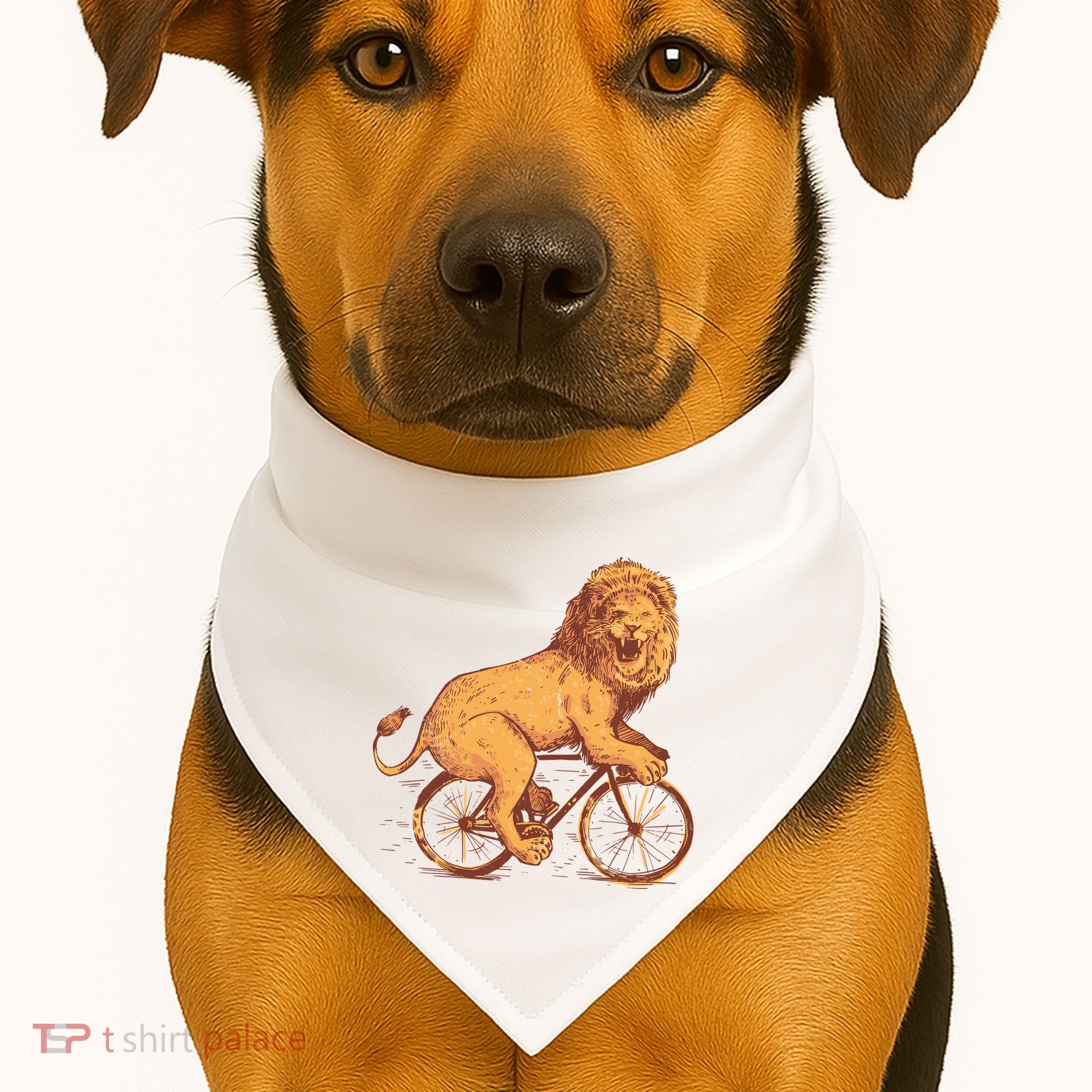 Bicycle Lion USA-Made Doggie Bandana