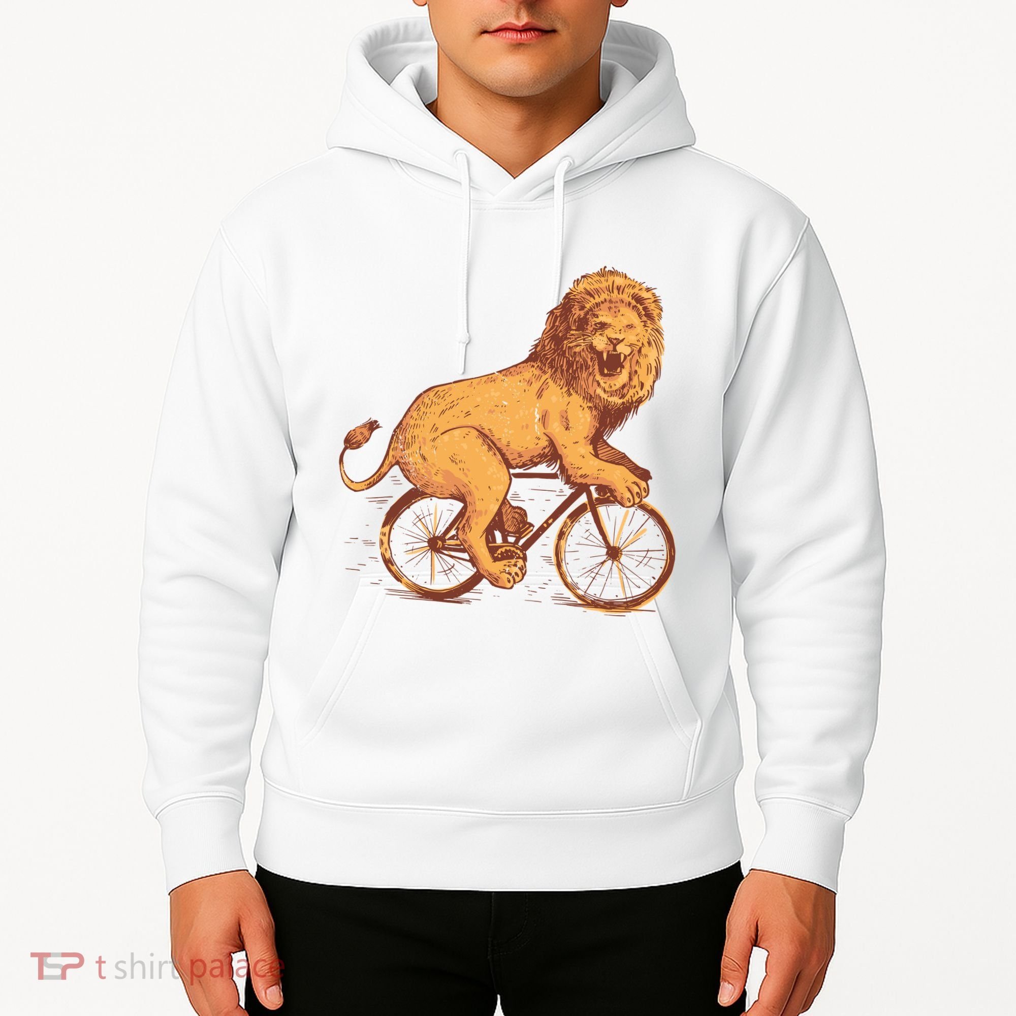 Bicycle Lion Hoodie