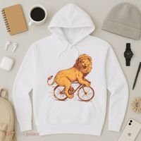 Bicycle Lion Hoodie thumb 3
