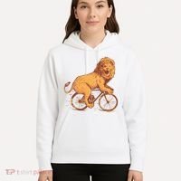 Bicycle Lion Hoodie thumb 5