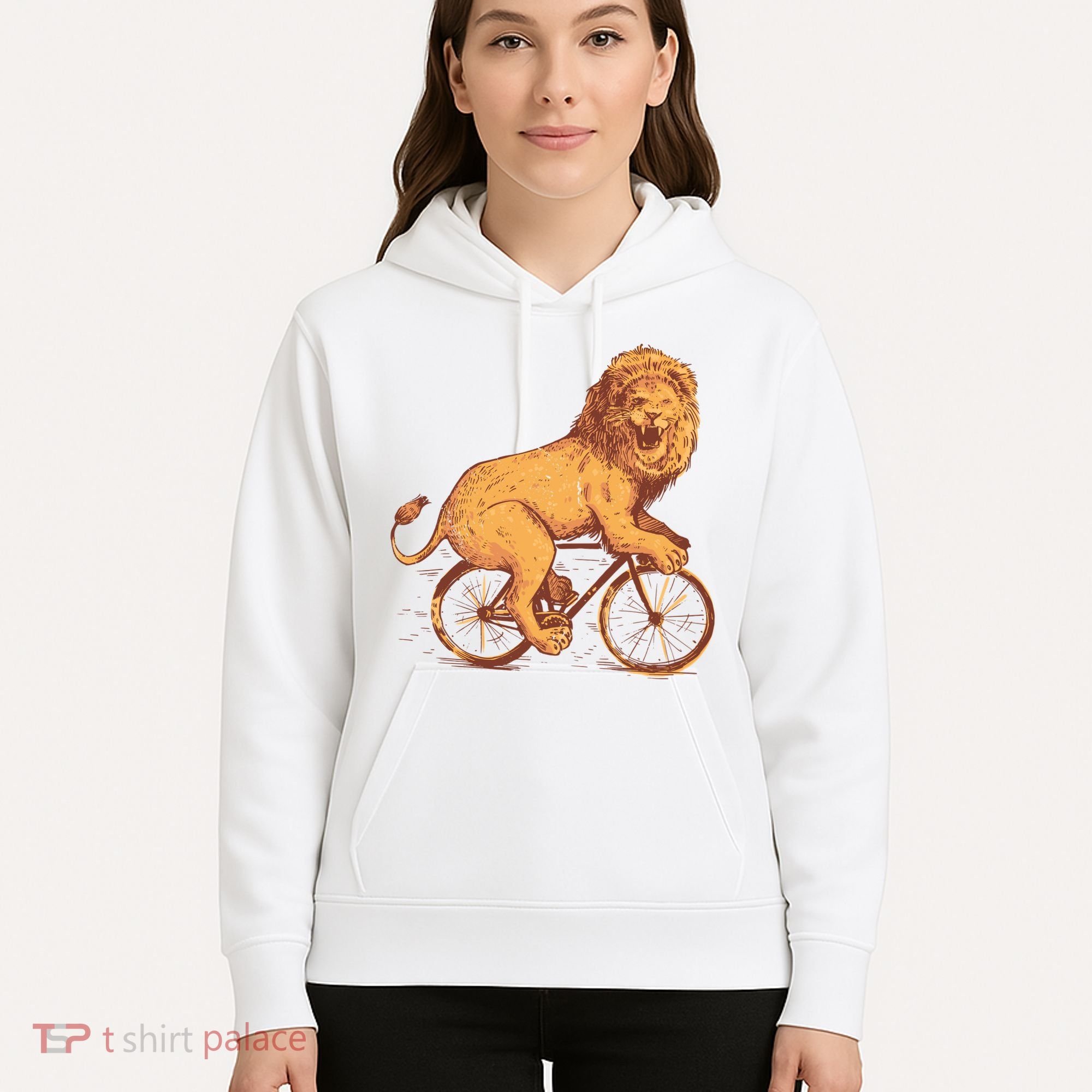 Bicycle Lion Hoodie
