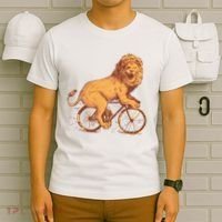 Bicycle Lion T-Shirt thumb 6
