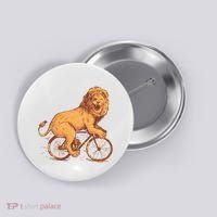 Bicycle Lion Button thumb 0