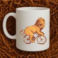 Bicycle Lion Coffee Mug thumb 2