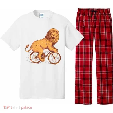Bicycle Lion Pajama Set
