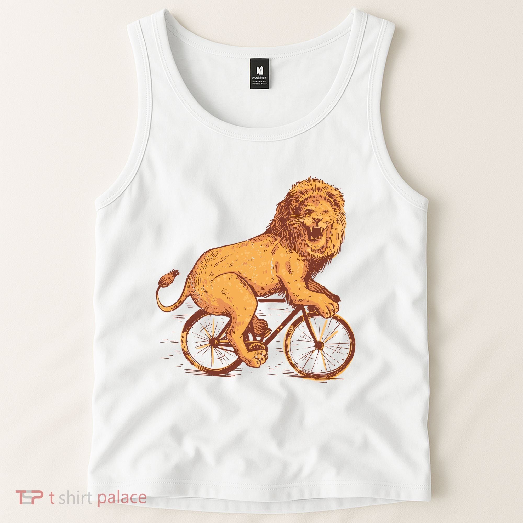 Bicycle Lion Tank Top