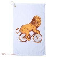 Bicycle Lion Golf Towel thumb 0