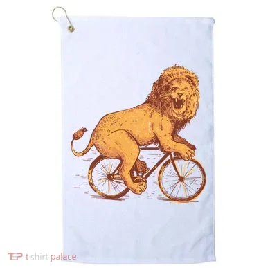 Bicycle Lion Golf Towel