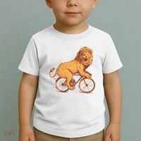 Bicycle Lion Toddler T-Shirt thumb 2