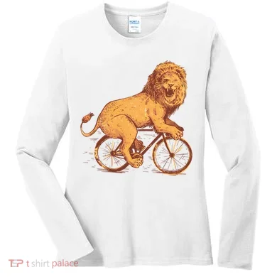 Bicycle Lion Women's Long Sleeve Shirt