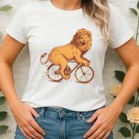 Bicycle Lion Women's T-Shirt thumb 2